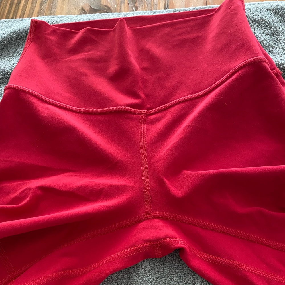 Lululemon align shorts 6 inch size 4 dark red